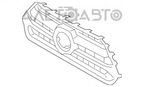 Grila radiatorului Toyota Rav4 19- cu senzori de parcare fără cameră