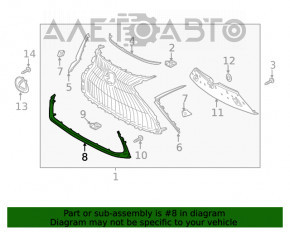 Grila radiatorului de jos pentru Lexus ES250 ES300h ES350 19-