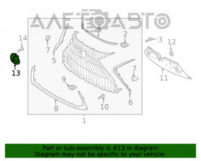 Grila radiatorului pentru Lexus ES300h 19-21