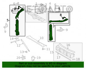 Ocular stâng Lexus ES250 ES300h ES350 19-