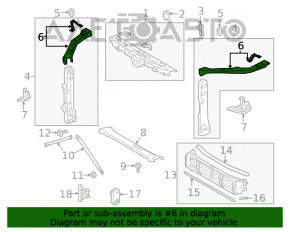 Bara de televizor dreapta Lexus ES250 ES300h ES350 19-