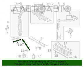 Suport TV stânga pentru Lexus ES250 ES300h ES350 19-