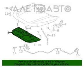 Izolarea capotei Toyota Rav4 19-