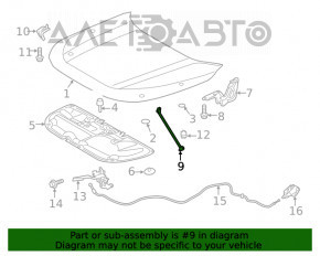 Палка опора капота Toyota Rav4 19-