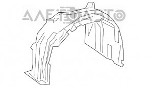 Bara de protecție față dreapta Lexus ES300h ES350 19-20