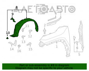 Aripa fata stanga Toyota Rav4 19-