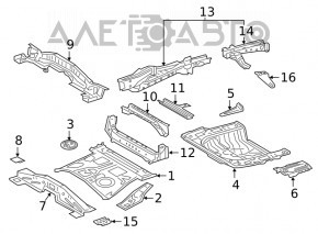 Cutia portbagajului Toyota Rav4 19-