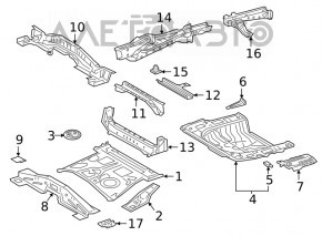 Cutia portbagajului Toyota Rav4 19-