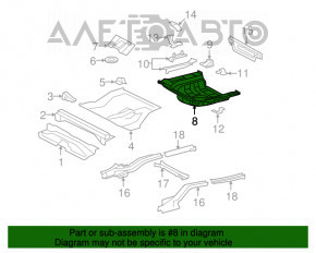 Capacul portbagajului pentru Lexus ES350 07-10