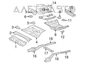 Capacul portbagajului pentru Lexus ES350 07-10