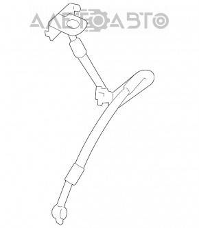 Furtun de frână față stânga Hyundai Sonata 15-19