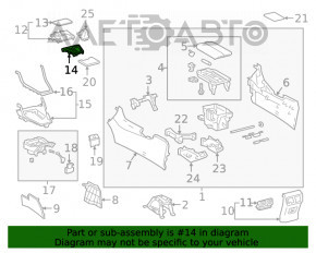 Husa schimbator de viteze Toyota Rav4 19-