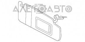 Capota stângă VW Tiguan 09-17 gri.