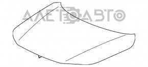 Capota goală Honda Civic XI FE/FL 22 - nou original OEM