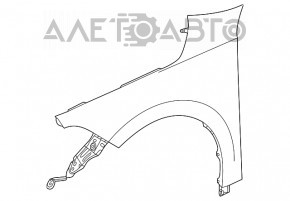 Aripa dreapta fata Honda Civic XI FE/FL 22 - nou original OEM