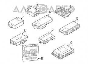 CAS Control Module BMW 335i e92 07-13