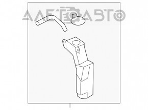 Rezervor de expansiune pentru răcirea motorului Subaru Forester 08-13 SH nou TYC Taiwan