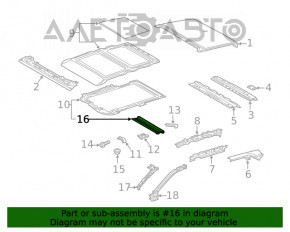 Perdeaua portbagajului Toyota Rav4 19- gri