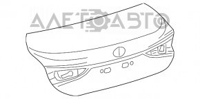 Capac portbagaj Lexus ES250 ES350 19- cu spoiler