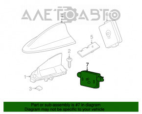 FILTRU DE SUPRIMARE A ANTENEI RADIO MODUL COMPUTER BMW 335i e92 07-13