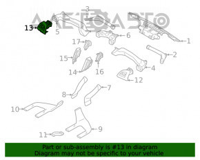 Conducta de aer frontal pentru șoferul Subaru Forester 19- SK