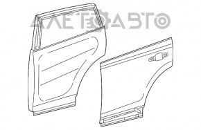 Дверь голая задняя левая Toyota Rav4 19-20