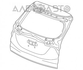Ușa portbagajului asamblată Honda HR-V 16-22
