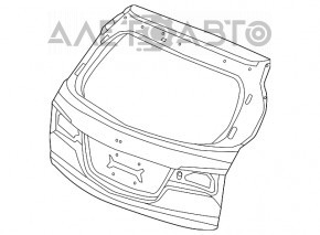 Ușa portbagajului goală Acura MDX 14-20