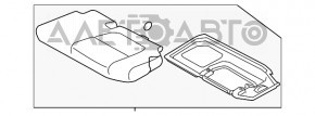 Пассажирское сидение Mitsubishi Outlander 14-15 дорест, без airbag, тряпка черн