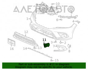 Conducta de aer frontal stânga Honda Civic XI FE/FL 22- 5d