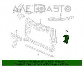 Suportul drept pentru televizor Honda Civic XI FE/FL 22-