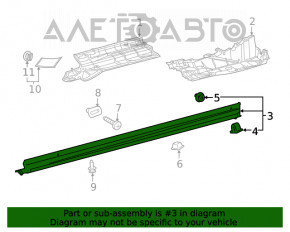 Prag dreapta Toyota Rav4 19-