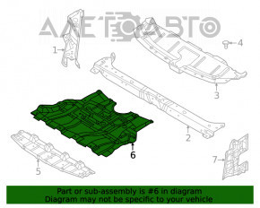 Protecția motorului față Nissan Rogue 21-23 construită în Japonia