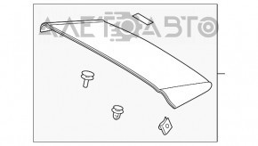 Spoilerul ușii portbagajului central Toyota Rav4 19-