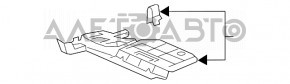 Capacul subtorpedou pentru picioarele pasagerului Honda Insight 19-22