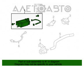 Canistra cu absorbant de cărbune Toyota Highlander 08-13 2.7 3.5