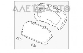 Tabloul de bord al Honda Insight 19-22