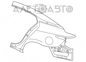 Aripa spate dreapta Nissan Maxima A36 16-