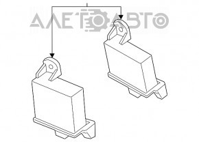 Transmitter For Tyre Pressure Control System Porsche Cayenne 958 11-17