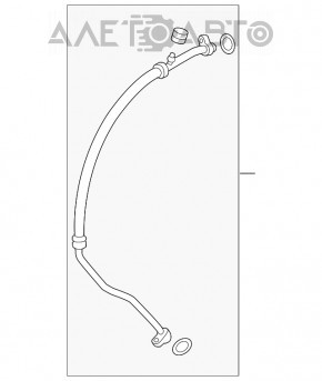 Трубка кондиционера комрессор-печка первая Honda Accord 13-17 3.5 OEM