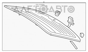 Geam spate portbagaj Audi Q5 80A 21- tonifiere