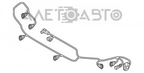 Montarea bumperului frontal Audi Q5 80A 21- pentru senzorii de parcare