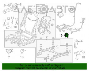 OCCUPANT SENSOR MODULE Acura MDX 14-20