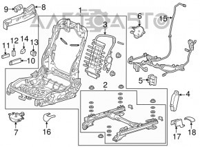 OCCUPANT SENSOR MODULE Acura MDX 14-20