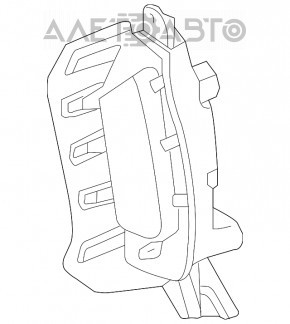 Luminile de zi cu zi DRL dreapta Toyota Prius V 15-17