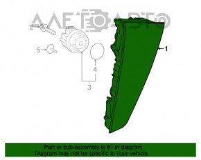 Lampa de jos stanga Toyota Prius 50 16- zgarieturi