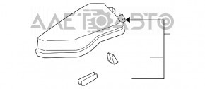 Верхняя крышка блока предохранителей подкапотная левая Toyota Rav4 19- 2.5
