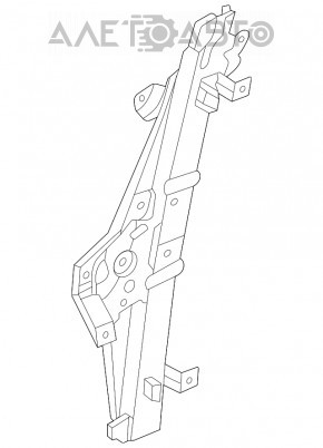 Стеклоподъемник механизм задний правый Nissan Rogue 21-23 US built