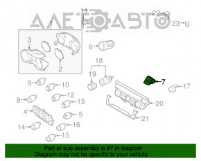 Кнопка аварийки Subaru Legacy 15-19