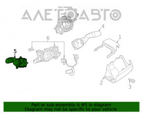 Comutatorul de sub volan stânga Toyota Rav4 19- fără PTF